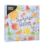 Product foto van Papieren servetten 3-laags Summerfeelings set van 20