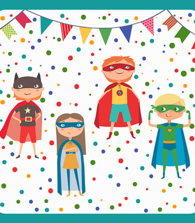 Product foto van Papieren servetten 3-laags Superhero set van 20