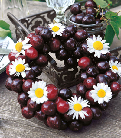 Product foto van Papieren servetten 3-laags Sweet Cherries set van 20