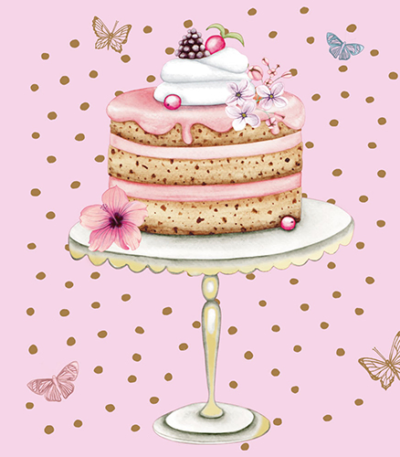 Product foto van Papieren servetten 3-laags Sweet Dream set van 20