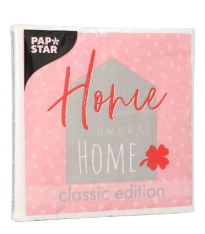 Product foto van Papieren servetten 3-laags Sweet Home 20 stuks