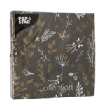 Product foto van Papieren servetten 3-laags Vegetal Or set van 20