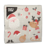 Product foto van Papieren servetten 3-laags Vive Noel set van 20