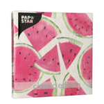 Product foto van Papieren servetten 3-laags Watermelon set van 20