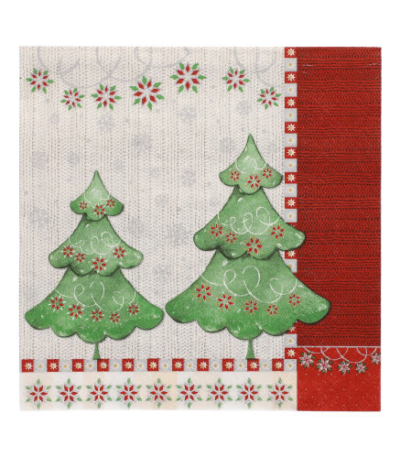 Product foto van Papieren servetten 3-laags Winter Harmony set van 20