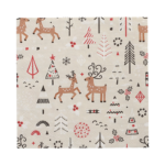 Product foto van Papieren servetten 3-laags Winter Ornaments set van 20