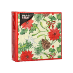 Product foto van Papieren servetten 3-laags Winterly set van 50