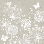 Product foto van Papieren servetten 3-laags beige set van 30 Meadow