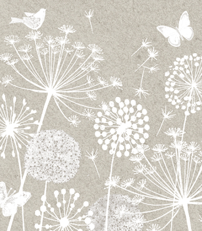 Product foto van Papieren servetten 3-laags beige set van 30 Meadow