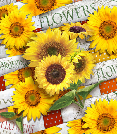 Product foto van Papieren servetten 3-laags bloemenveld 33x33cm set van 20