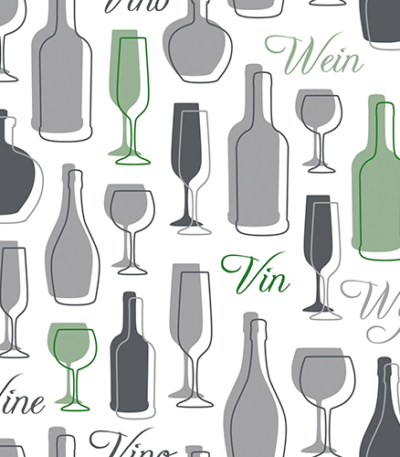 Product foto van Papieren servetten 3-laags groen set van 30 Wine