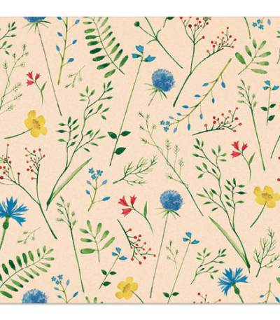 Product foto van Papieren servetten 3-laags natuur SommarÃ¤ng gerecycled papier 20 stuks