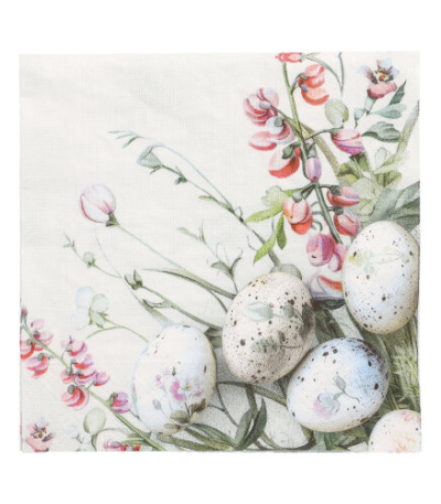 Product foto van Papieren servetten 3-laags pastel set van 100