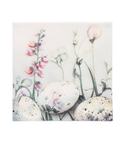 Product foto van Papieren servetten 3-laags pastel set van 50