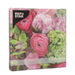 Product foto van Papieren servetten 3-laags roze set van 20 Pink Dream