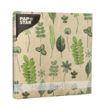 Product foto van Papieren servetten 3-laags wit set van 20 Botanical Fantasy