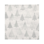 Product foto van Papieren servetten 3-laags zilver set van 30 Pine Forest