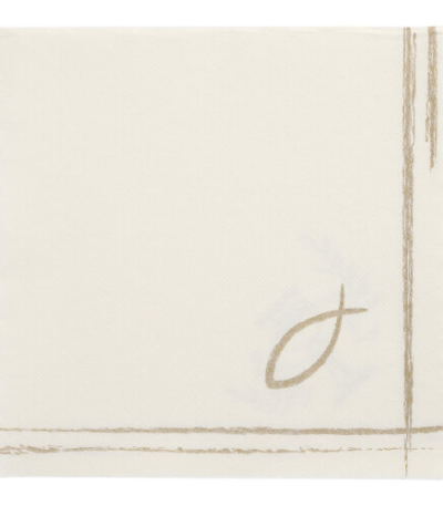 Product foto van Papieren servetten Communion/Confirmation wit set van 50 Royal Collection