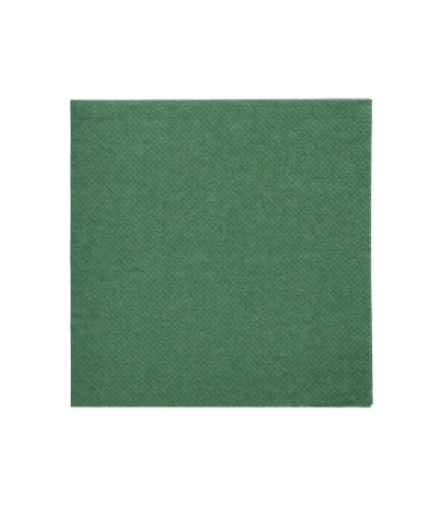 Product foto van Papieren servetten DAILY Collection donkergroen set van 150