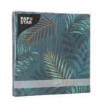 Product foto van Papieren servetten Jungle Leaves 3-laags set van 20