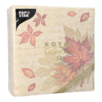 Product foto van Papieren servetten "ROYAL Collection" Autumn Colours 40x40cm set van 50