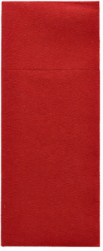 Product foto van Papieren servetten airlaid bordeaux set van 480 met bestekzak