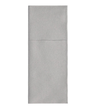 Product foto van Papieren servetten airlaid grijs Premium set van 100