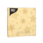 Product foto van Papieren servetten creme 3-laags 20 stuks Christmas Shine