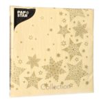 Product foto van Papieren servetten creme 3-laags set van 20 Christmas Shine