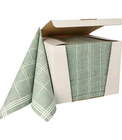 Product foto van Papieren servetten donkergroen 40x40 cm set van 100 Kitchen Craft