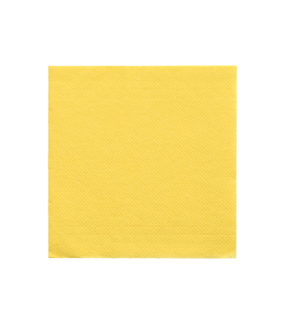 Product foto van Papieren servetten geel 24x24 cm set van 20 "DAILY Collection"