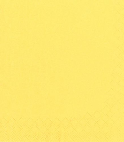 Product foto van Papieren servetten geel 3-laags set van 250