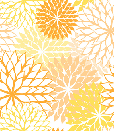 Product foto van Papieren servetten geel set van 20 Floralies