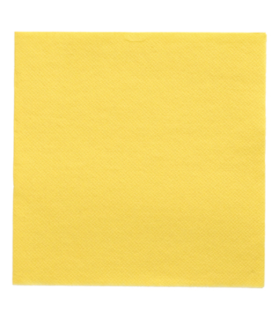 Product foto van Papieren servetten geel set van 50 DAILY Collection