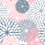 Product foto van Papieren servetten grijs 40x40cm set van 20 Floralies