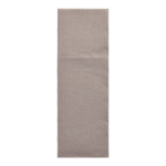 Product foto van Papieren servetten grijs met bestekvouw set van 50 DAILY Collection