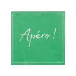 Product foto van Papieren servetten groen 20x30cm set van 20 Apero
