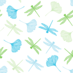 Product foto van Papieren servetten groen 40x40cm 3-laags set van 20 Ginkgo