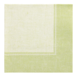 Product foto van Papieren servetten lichtgroen 40x40cm set van 50 ROYAL Collection Linum