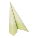 Product foto van Papieren servetten lichtgroen 40x40cm set van 50 ROYAL Collection Linum