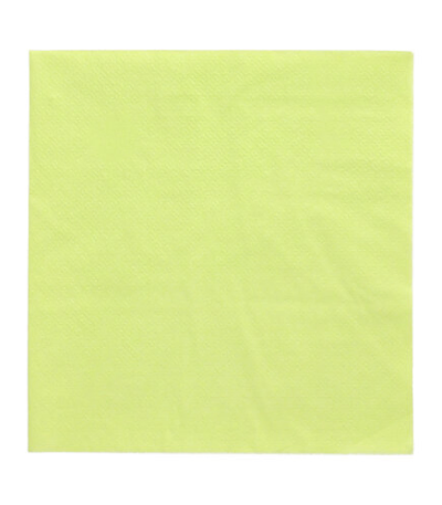Product foto van Papieren servetten lime set van 100