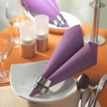 Product foto van Papieren servetten paars set van 20 ROYAL Collection