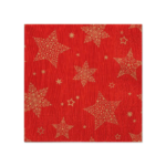 Product foto van Papieren servetten rood 20 stuks 25x25 cm 3-laags Christmas Shine