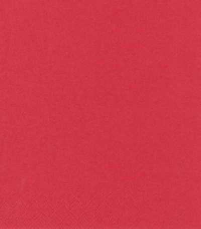 Product foto van Papieren servetten rood 3-laags set van 250