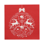 Product foto van Papieren servetten rood 3-laags set van 30 Deers Couple