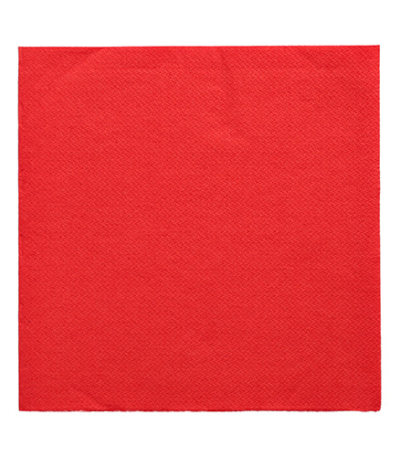Product foto van Papieren servetten rood 32x32cm set van 50 DAILY Collection