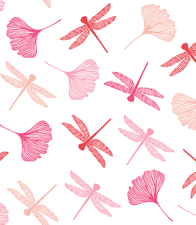 Product foto van Papieren servetten roze 40x40cm set van 20 Ginko