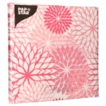 Product foto van Papieren servetten roze Floralies set van 20