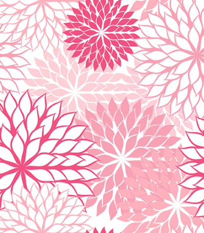 Product foto van Papieren servetten roze Floralies set van 20