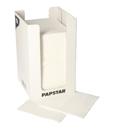 Product foto van Papieren servetten wit 20x20 cm set van 100 PUNTO